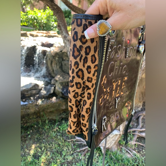 Brighton Fashionista Leopard Print Tote Bag - Picture 6 of 17